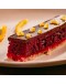 Авторски десерт с горгонзола пиканте и червено цвекло